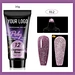 DIAMOND STYLE GLITTER COLOR POLY EXTENSION GEL